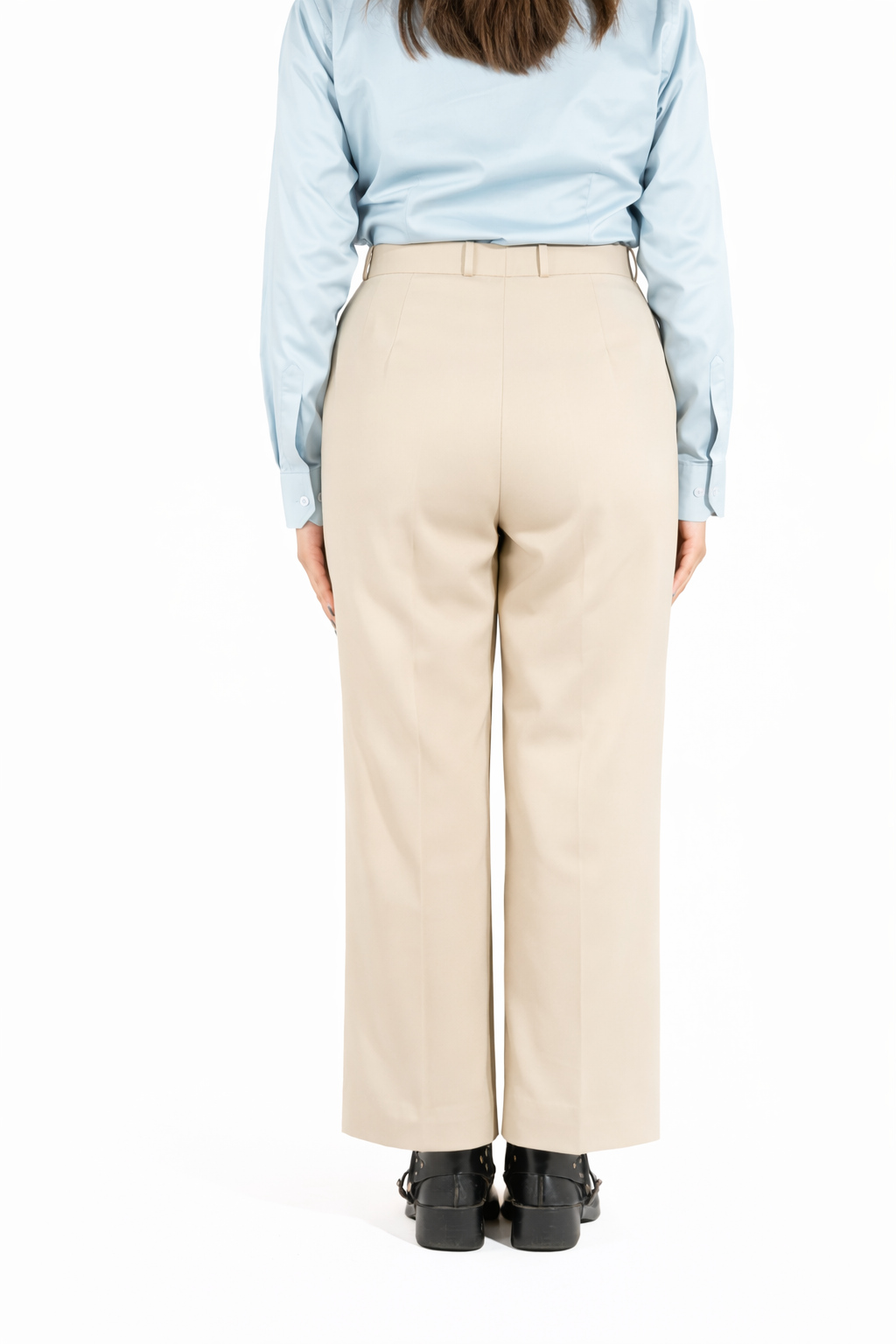 Signature Straight Fit Trouser — Beige