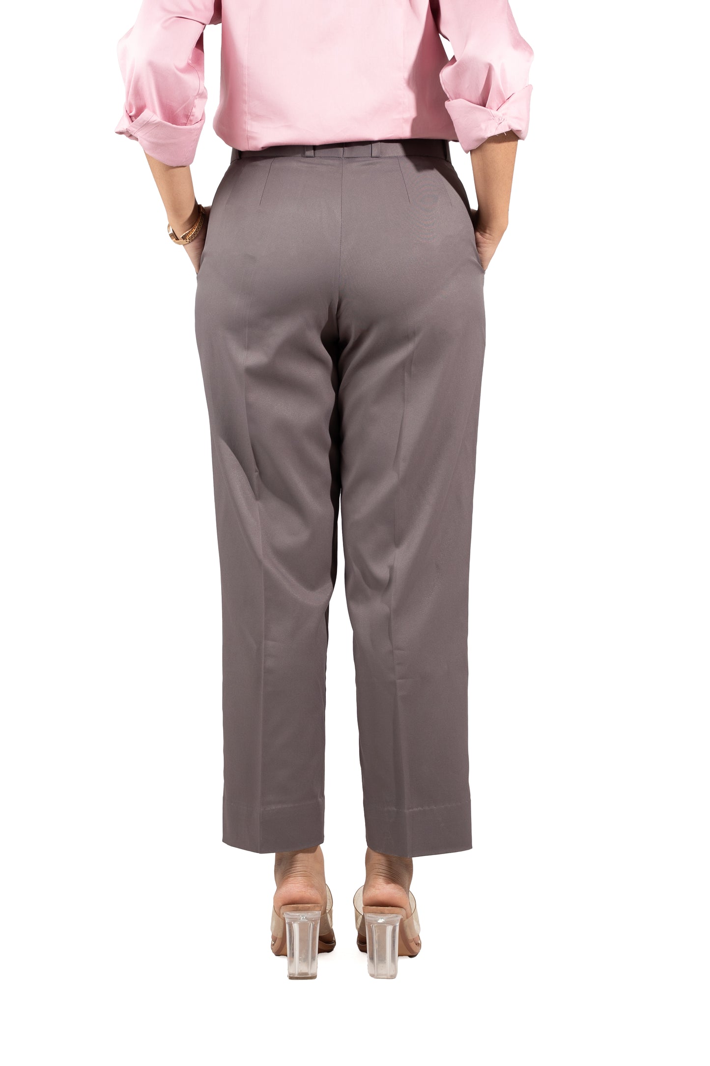 Essential Tapered Fit Trouser — Gray