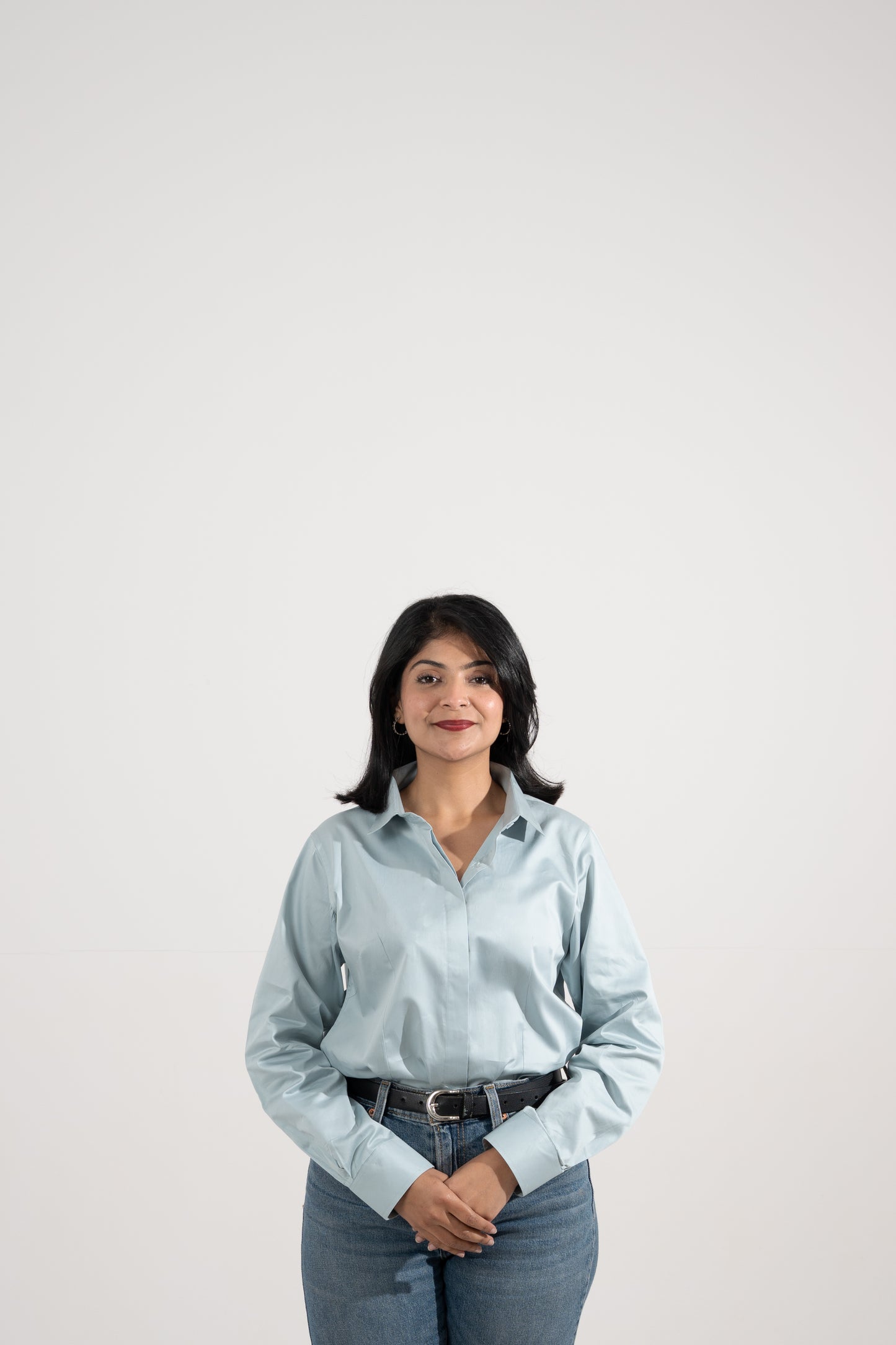 Classic Power Shirt — Powder Blue
