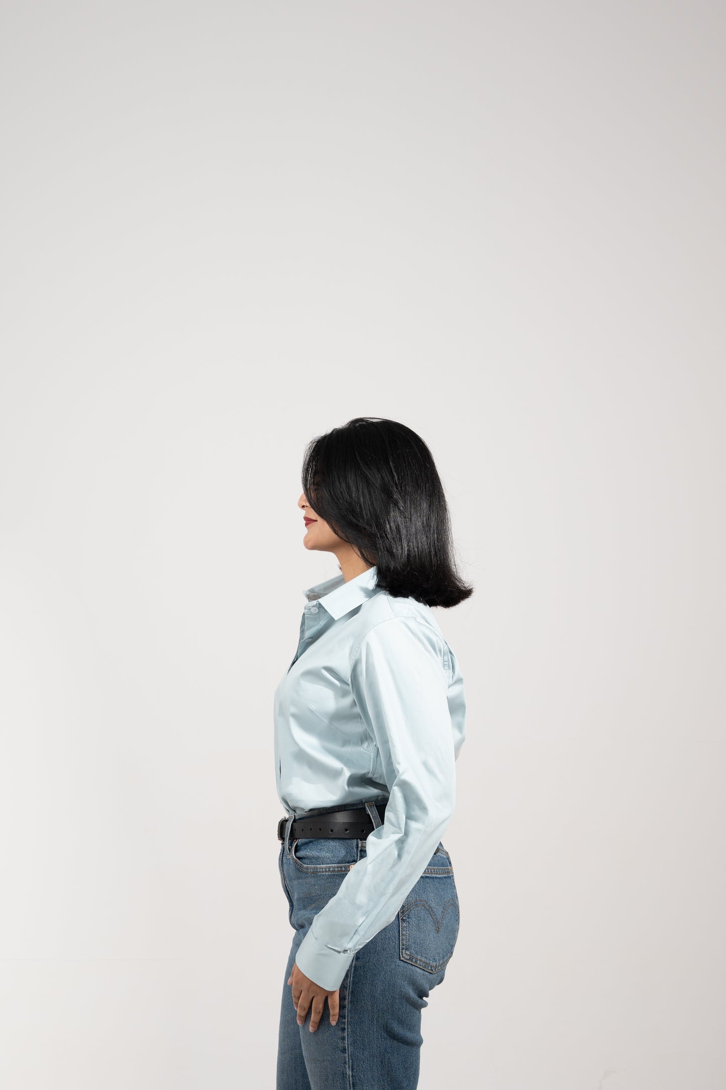 Classic Power Shirt — Powder Blue