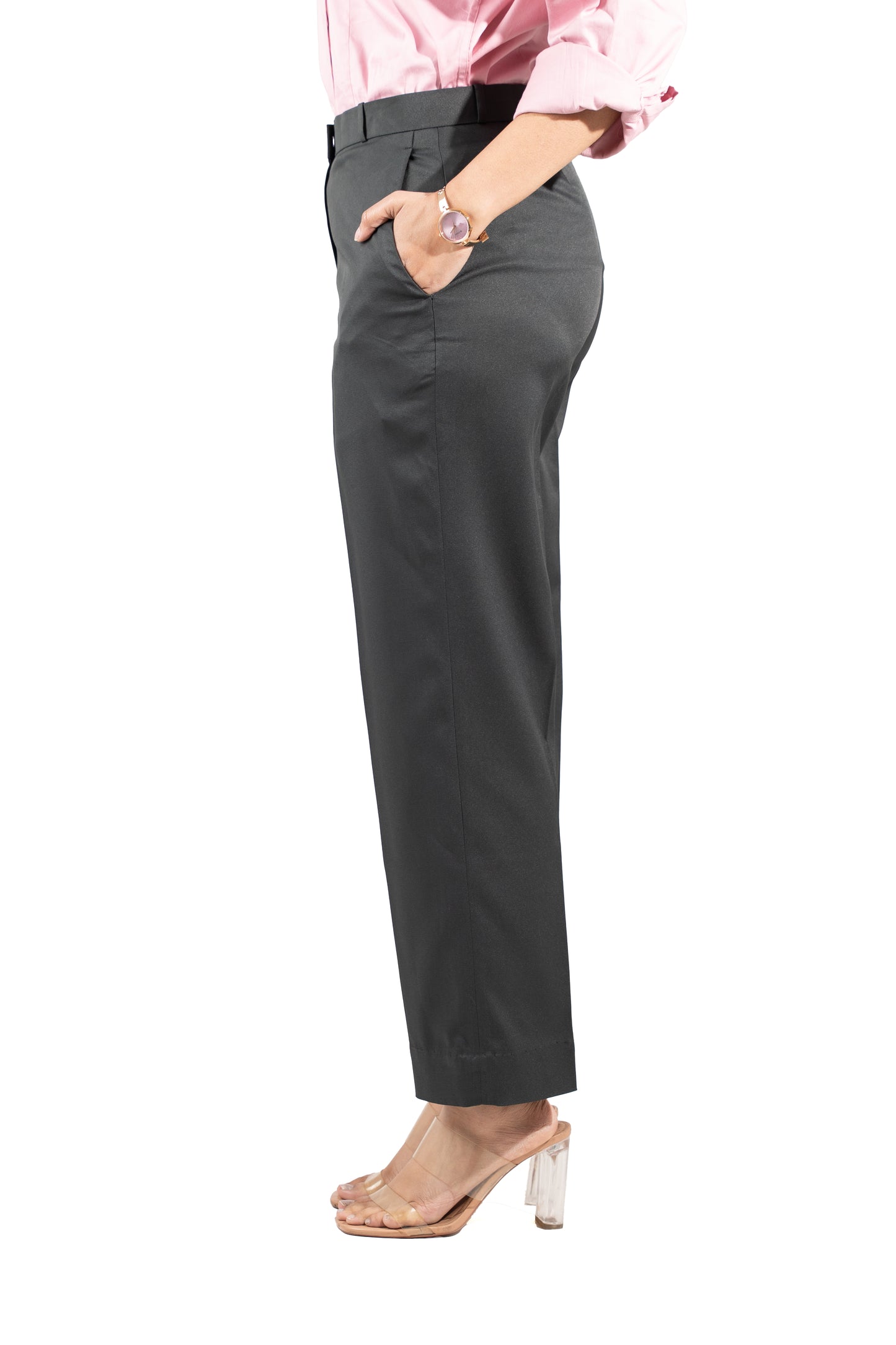 Essential Tapered Fit Trouser — Classic Black