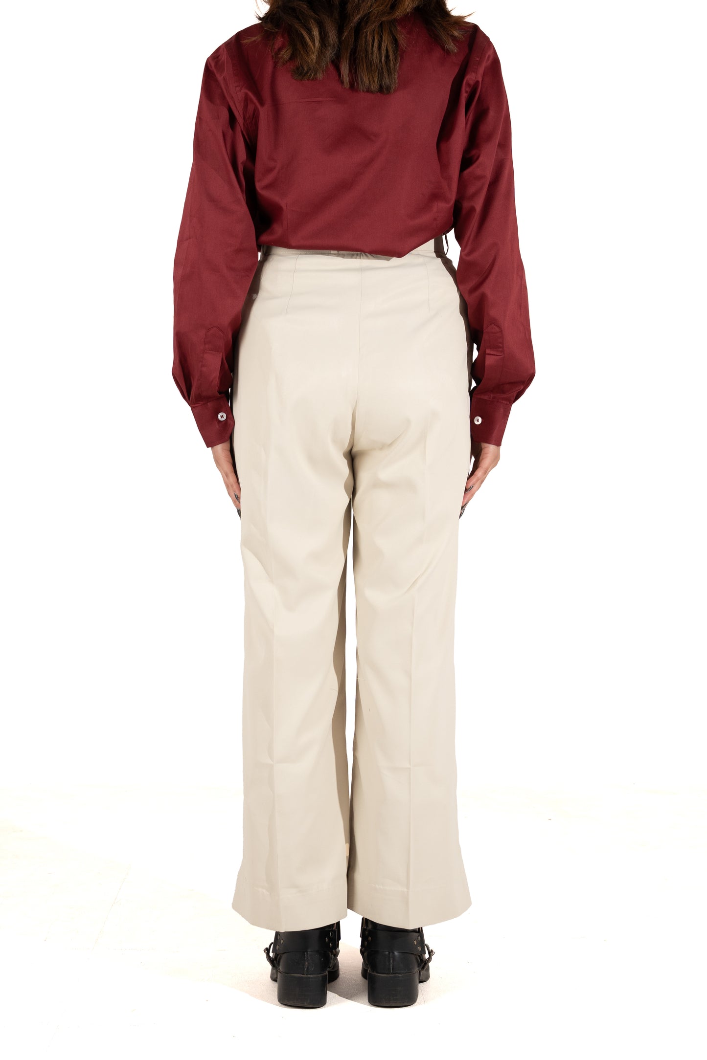 Signature Straight Fit Trouser — Off White