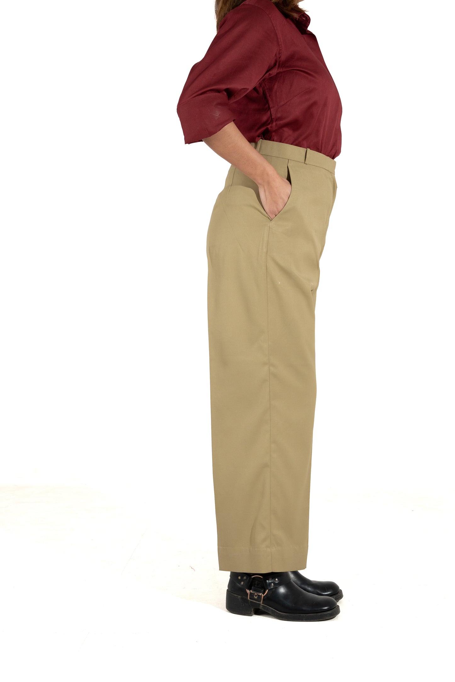 Signature Straight Fit Trouser — Khaki