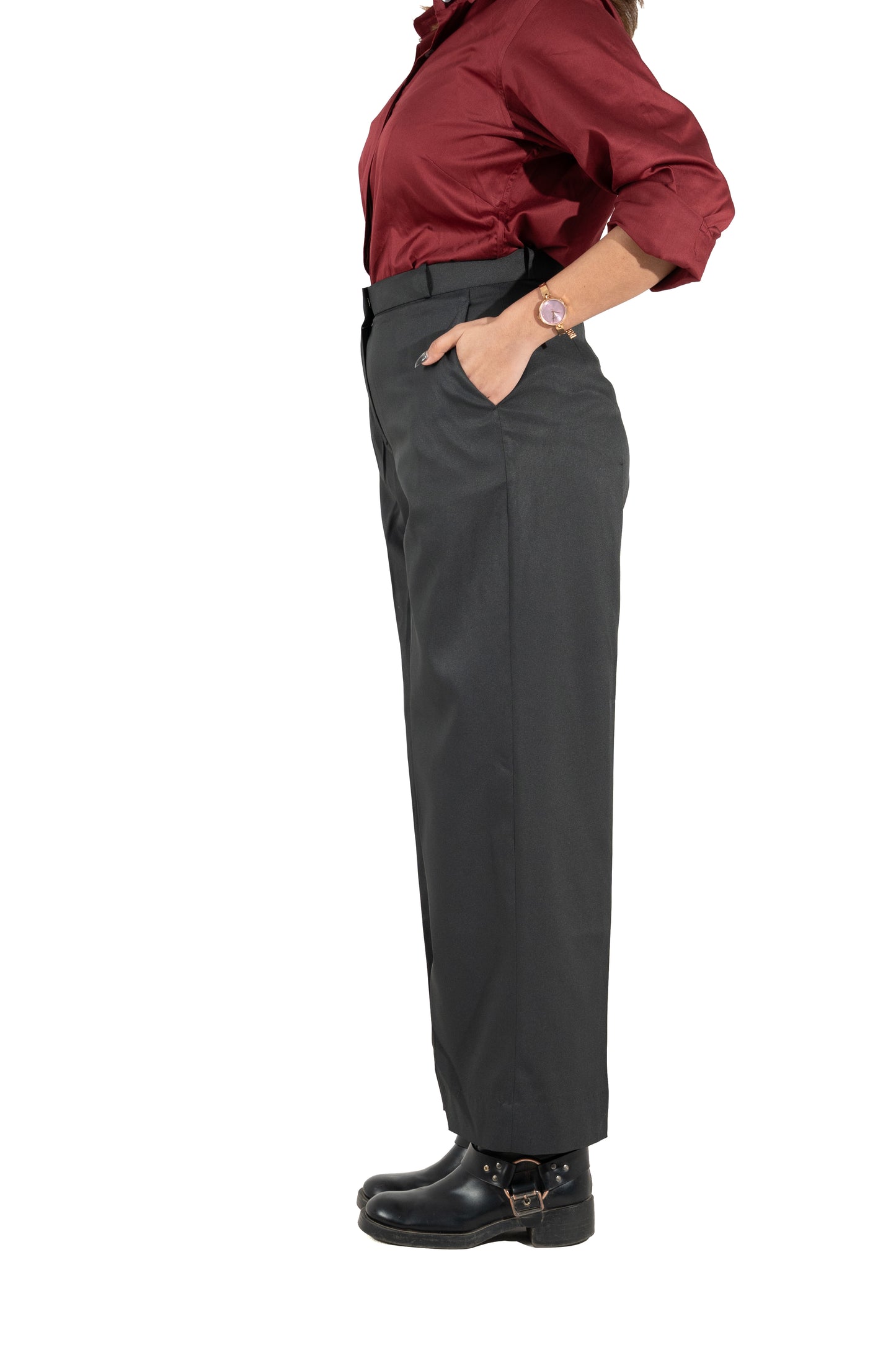 Signature Straight Fit Trouser — Classic Black