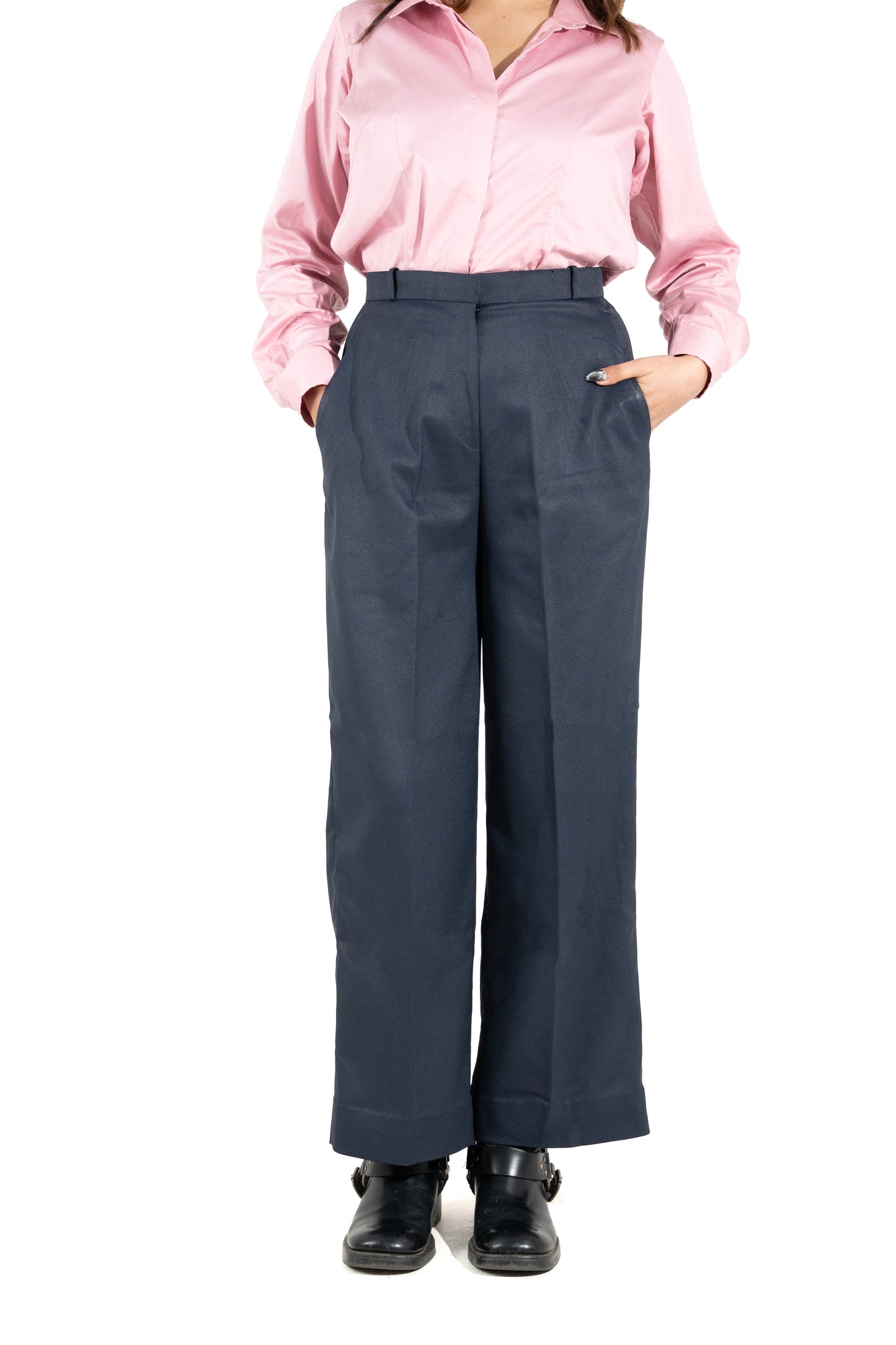 Signature Straight Fit Trouser — Navy Blue
