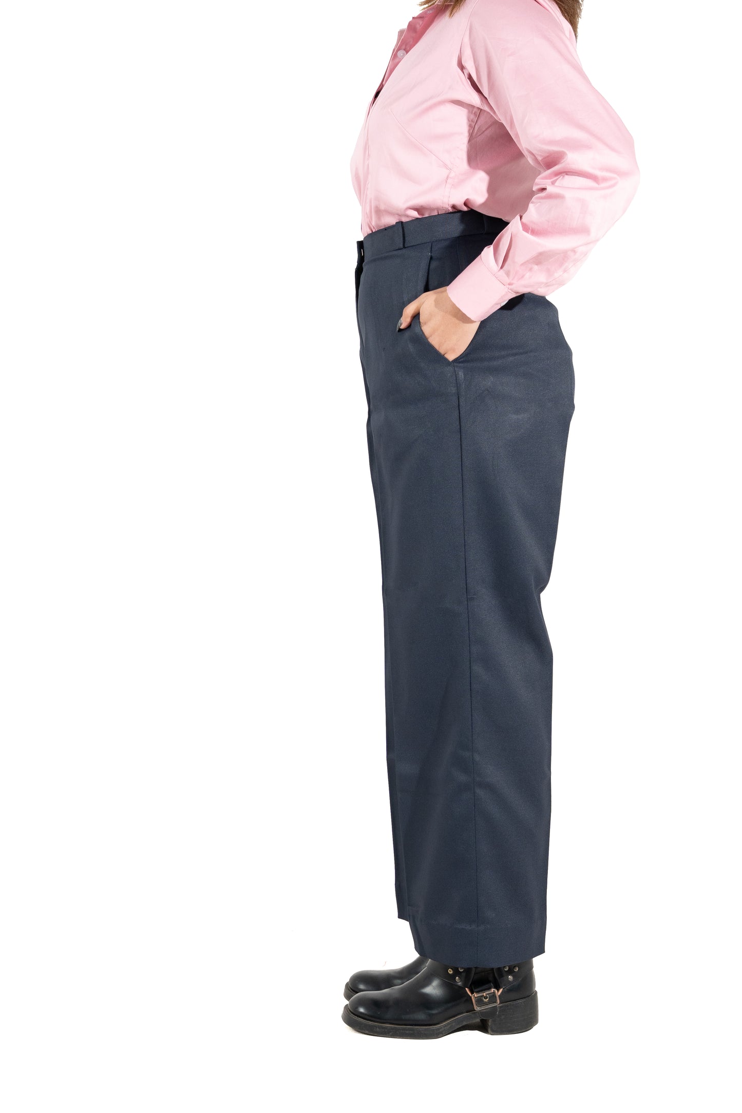 Signature Straight Fit Trouser — Navy Blue