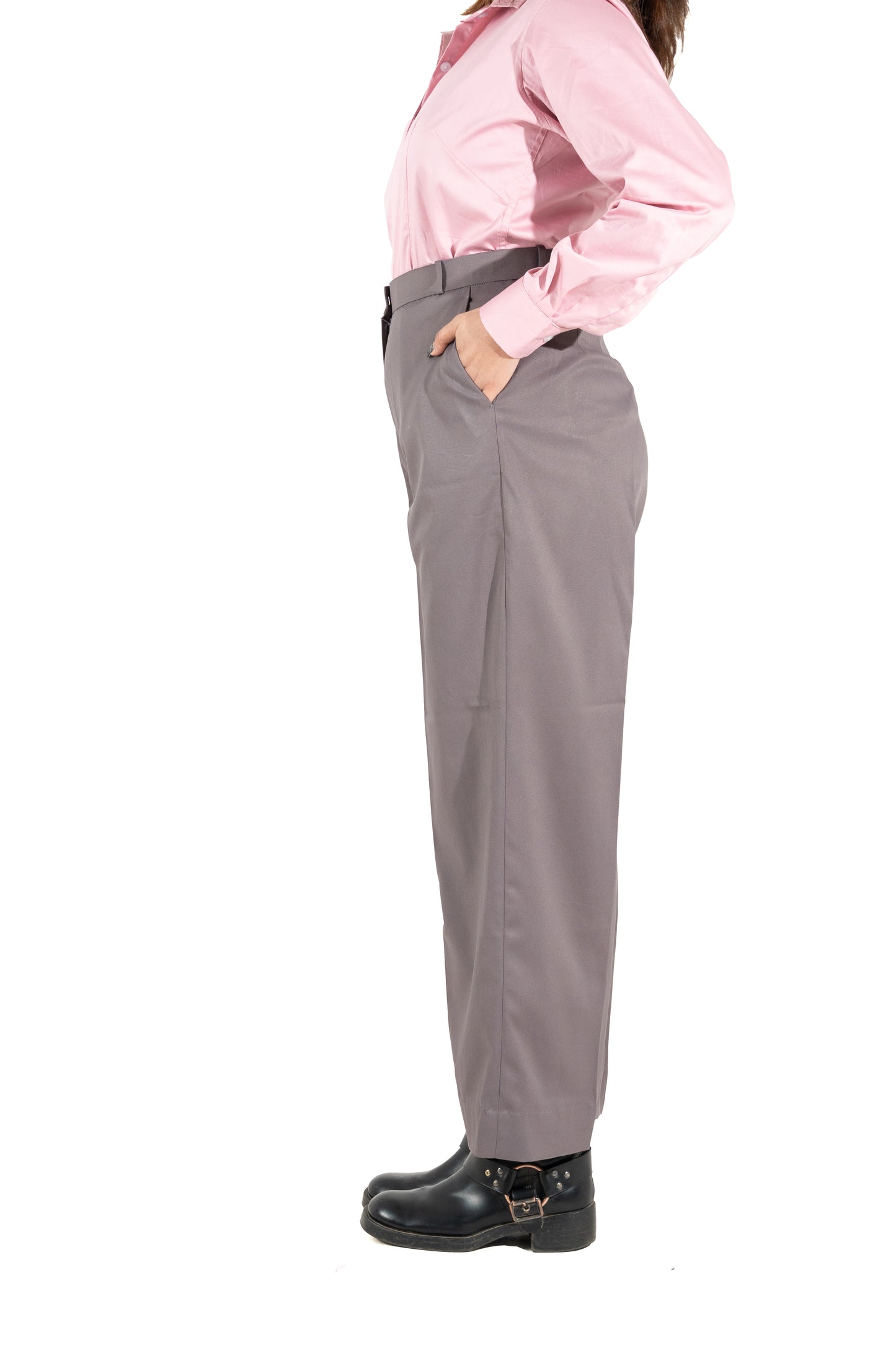 Signature Straight Fit Trouser — Gray