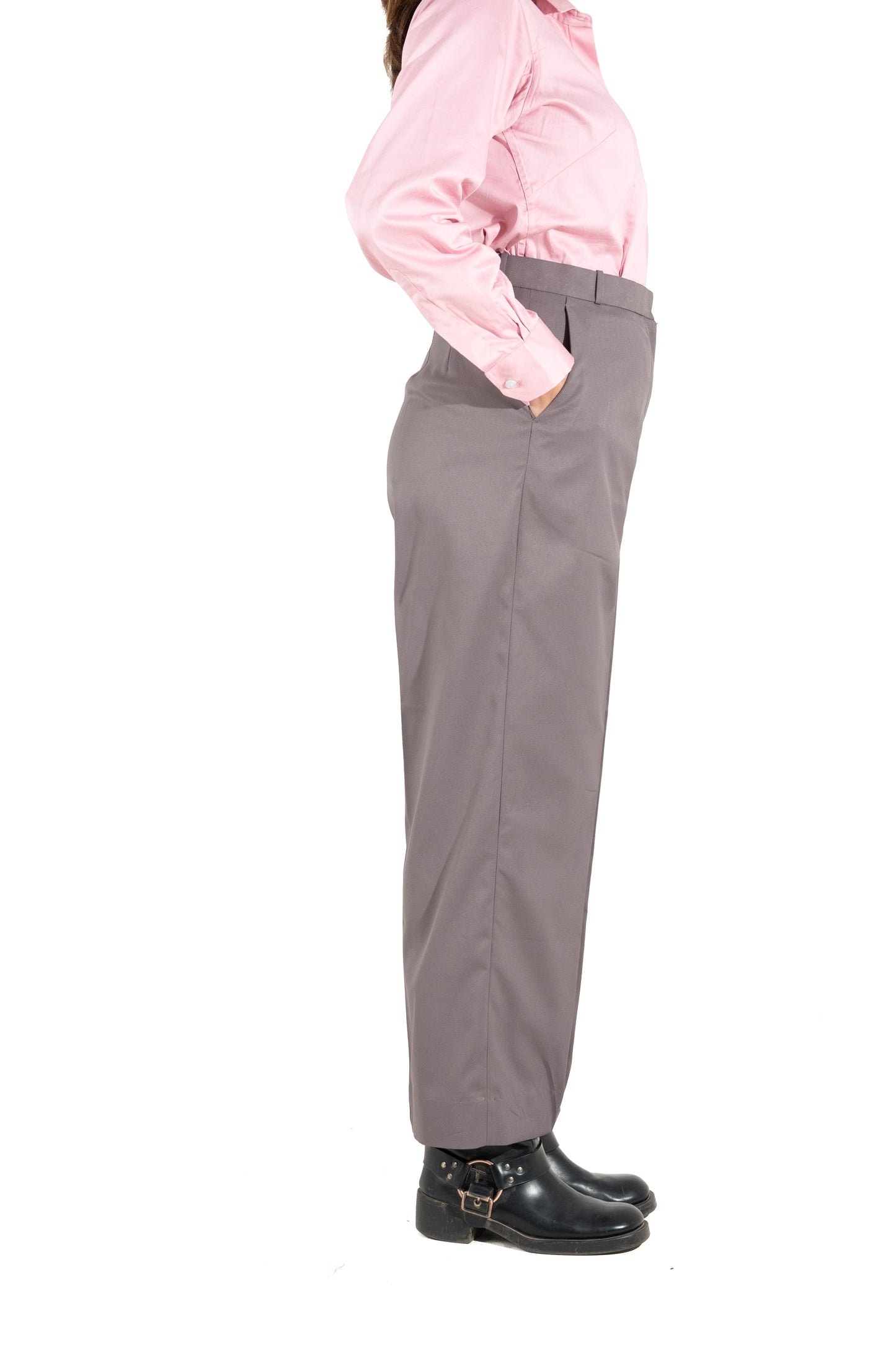 Signature Straight Fit Trouser — Gray