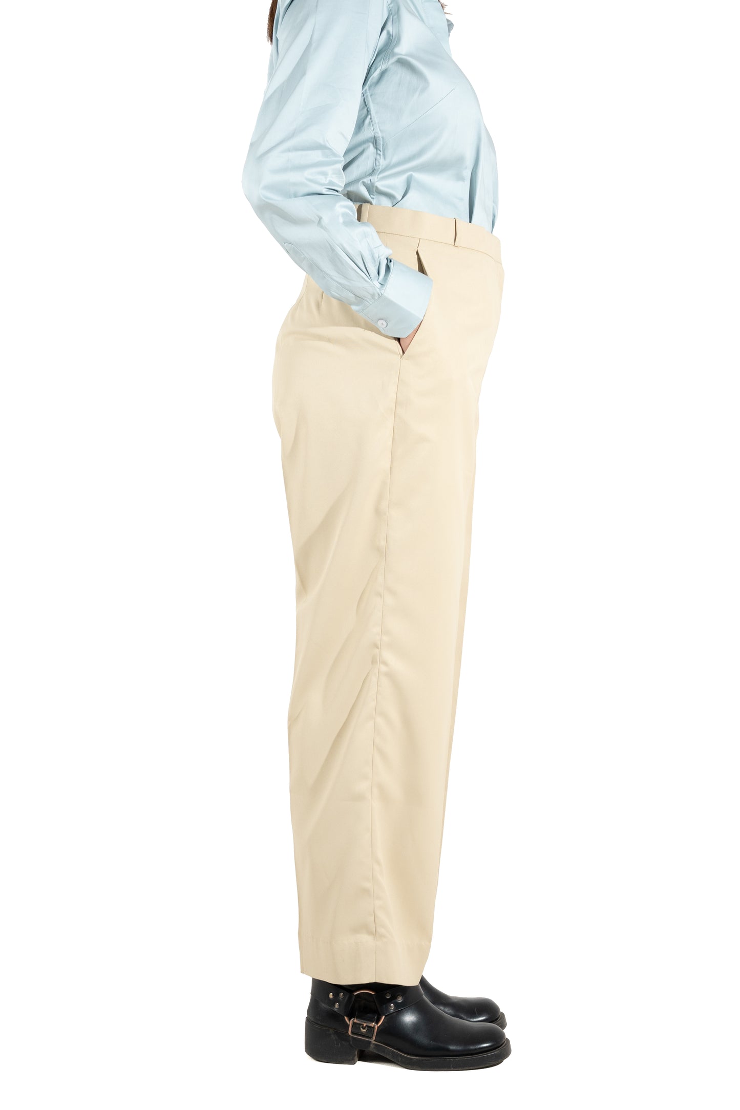 Signature Straight Fit Trouser — Beige